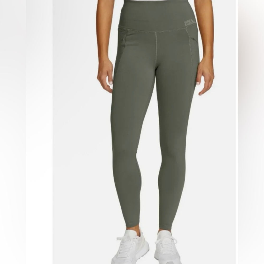 Eddie Bauer Green Trail Tight Leggings Pants Womens size XL Outdoors